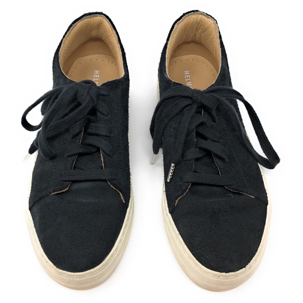 Helmut Lang Black Suede Sneakers